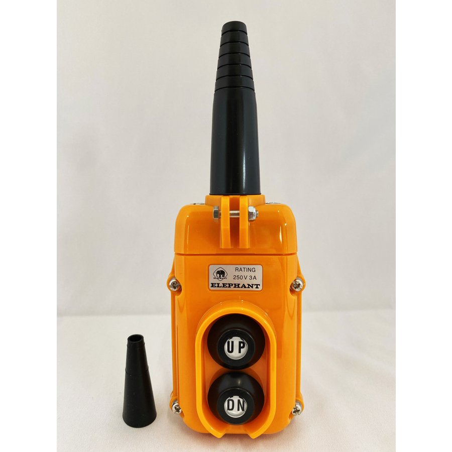 象印 2点 押ボタンスイッチ 2A 電気チェーンブロック ホイスト用 ペンダント スイッチ 1113-2A