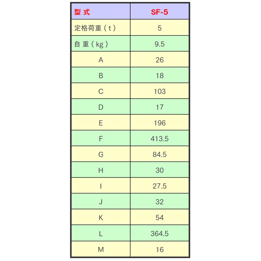 象印 SF型 コラムロック 5t チェーンブロック ホイスト クレーン SF-05000